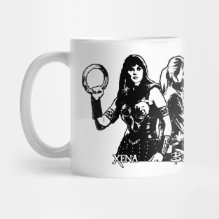 Xena Warrior Princess & Buffy The Vampire Slayer Mug